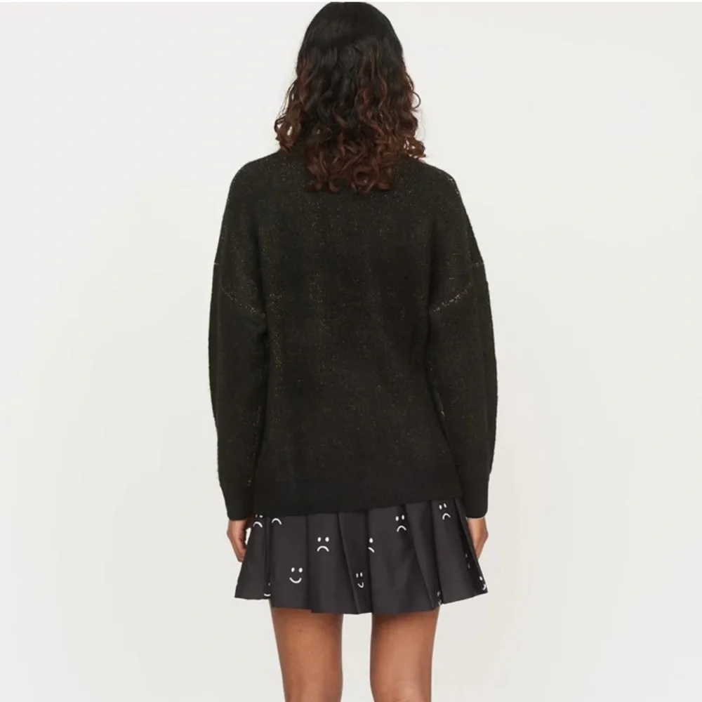 Lazy Oaf Black Roast Turkey Jumper Sweater Size Small NWT New - Picture 3 of 15